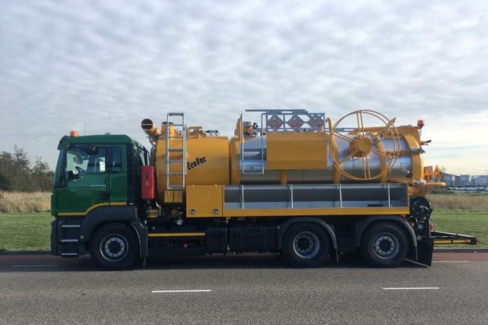 KOKS EcoVac SIR and ADR vacuum truck delivered to Teeuwissen Rioolreiniging.